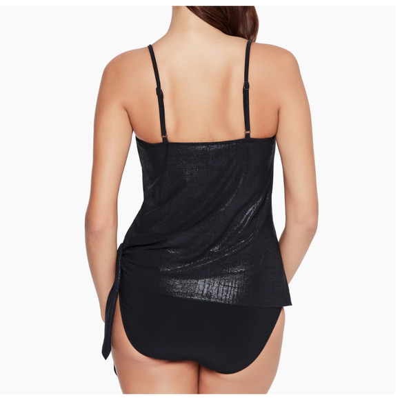 MagicSuit Indiglow Alex Tankini | Womens Sz 8 | Black Shimmer NWT $128 - Picture 3 of 6